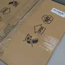 PATIKIL Drum Lamp Shades for Table Lamps 12"x12"x8" Linen Lampshade Set of 2 Easy Assembly Lamp Shade with E27 to E26/E14 Adapters for Floor Lamps Bedside Lamps, White (1.65" Spider)