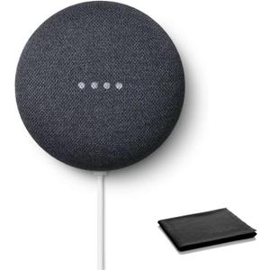 Google Nest Mini Bluetooth Speaker, Japan Model, Multi Language with English Compatibility Assistant (2nd Gen) Charcoal