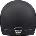 Motorcycle Helmet for Adults Half Helmet with Windproof Mask for Cruiser , Road Bikes, Electric Bikes, Scooter Cool Helmet for Men and Women,DOT Approved Medium, Black
