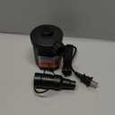 Electric Air Pump for Inflatables,Portable Quick-Fill Air Pump with 3 Nozzles,110-120V, Inflator & Deflator Pumps for Outdoor Camping, Air Mattress Beds,Boats,Inflatable Cushion,Couch,Pool Floats (Black)