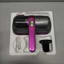 PATO Mattress Vacuum Cleaner, Wireless Handheld Bed Vacuum Cleaner with UV-C Light, HEPA Filter and Ultrasonic Vibration, 12KPa, Suitable for Beds, Sofas, Car Seats, Carpets (Purple)