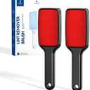 VASSON Lint Brush, Double-Sided Lint Remover Brush, Lint Brushes for Clothes, Reusable Velvet lint Brush, Coat Lint Brush (2 Pack)