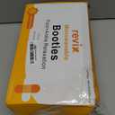 REVIX Microwave Booties for Cold Feet & Discomfort Relief, Heated Slippers for Women & Men with Moist Heat Therapy, Microwavable Foot Warmers for Home & Bed Use, Adjustable Non-Slip Slippers, Navy L