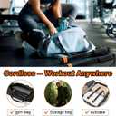 Adjustable Ropeless Battle Ropes for Home Gym for Men & Women | Portable Cordless, Variable Resistance, Quiet Exercise, Strength & Low-Impact Cardio for HIIT