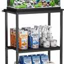 5 & 10 Gallon Fish Tank Stand for Standard Tanks
Fits 5 &10 Gal Standard Tanks for Aquarium, Reptile Terrarium & Turtle Tank, 21.2"L x 11.8"W One-Piece Wooden Tabletop, Black