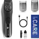 SUPRENT Adjustable Beard Trimmer for Men, Cordless Electric Beard Trimmer with Precision Dial, USB Rechargeable 19 Length Settings Mustache Trimmer for Mens Gifts