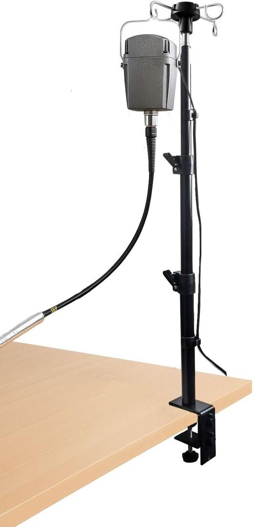 Wintopro Height Adjustable Flex Shaft Rotary Tool Hanger Stand with Table Clamp, Heavy Duty Motor Mount Compatible with Foredom, Dremel, Grobet Tools