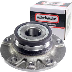 MotorbyMotor 512510 Rear Wheel Bearing and Hub Assembly fits for 2013-2016 Dodge Dart Low-Runout OE Directly Replacement Wheel Hub Bearing Assembly-All Models (1pcs)