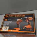 Black & Decker 20V MAX Drill/Driver Impact Combo Kit with BLACK+DECKER WM425-A Portable Project Center and Vise