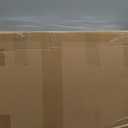 StorageWorks Storage Bins, Fabric Storage Bins for Shelves, Extra Large Storage Baskets with Metal Frame, Closet Baskets and Bins with Handles, Jumbo, Brown and Beige, 2-Pack