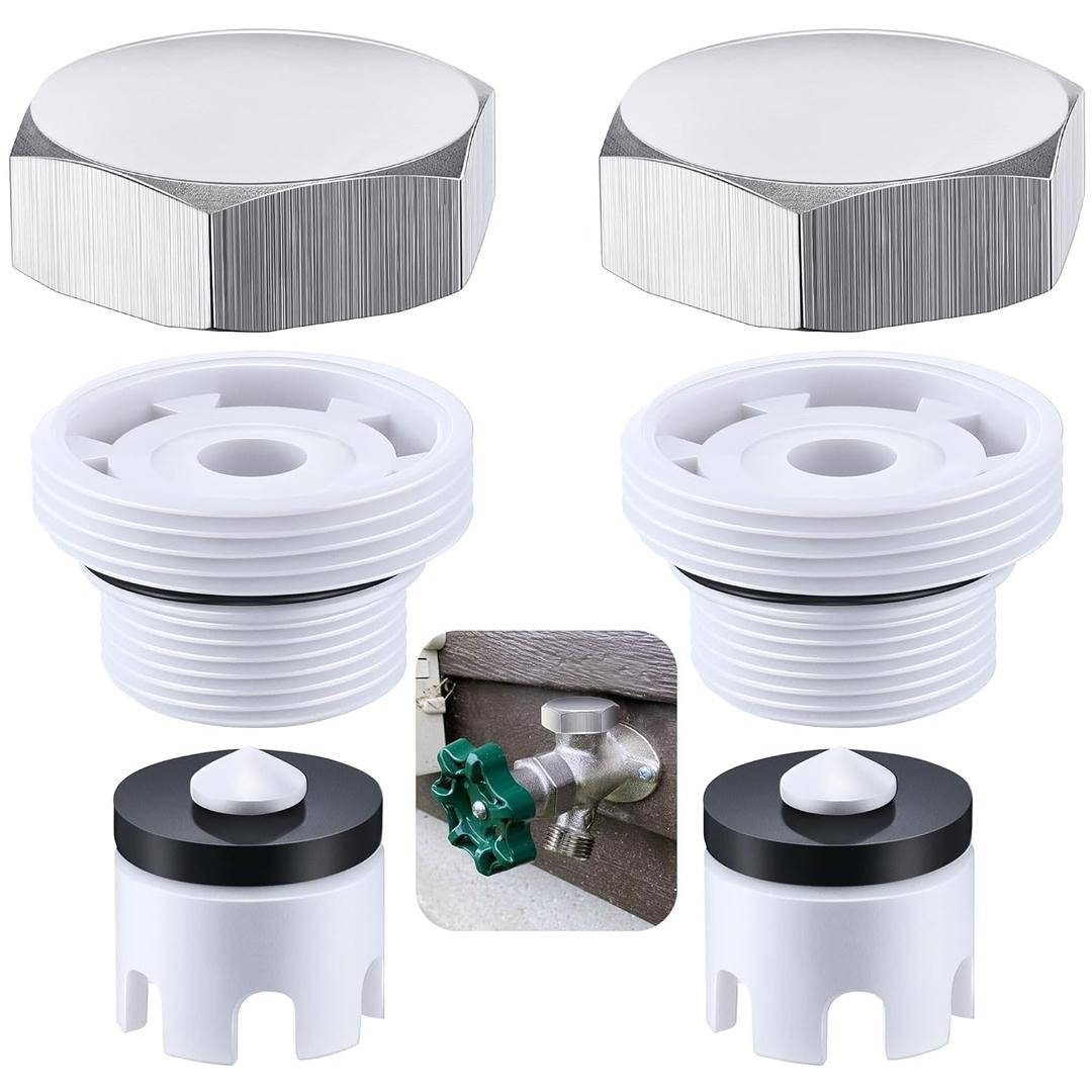 2 Pack Vacuum Breaker Repair Kit Replacement for VACVBKX1B Heavy Duty Metal Vacuum Breaker Replacement Kit for Traditional Anti Siphon Frost Free Sillcock Valves Anti Siphon Valve Repair Kit