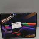 Dreamcolor Acrylic Interior Car LED Strip Light with Wireless APP, RGB 6 in 1 with 175 inches 612 LEDs Fiber Optic Car Symphony Ambient Lighting Kits, Sound Active Function LED Strip for Cars