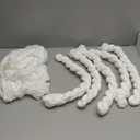 6 Pack White Cheesecloth Table Runner 10FT Long Boho Gauze Table Runner Rustic Sheer Runner for Wedding Bridal Baby Shower Birthday Party Table Decor Thanksgiving Christmas Decorations