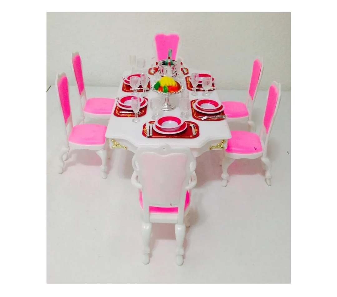 My Fancy Life Dollhouse Furniture Grand Dining Room Play Set
