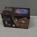 AWQ 100 LED 49 FT Globe Ball String Lights Crystal Bubble Ball Fairy String Lights Plug in with Remote 8 Modes Extendable for Indoor Outdoor Wedding Christmas Tree Garden Decor (Multicolor)