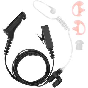 APX 6000 Earpiece XPR 7550e Headset Compatible for Motorola Radios APX 8000/7000/4000 XPR 7350e/7580e/7380e/7550/7350 Acoustic Tube and PTT Mic, Surveillance Headset