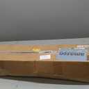 XYADX No Dig Ground Screw Anchor - Black U Shaped Post Stake for 4x4 Wood Posts, Includes Lag Bolts & 27" Rebar, for Mailbox Posts and Fence Posts Anchor, 2 Pack