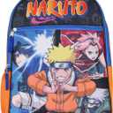 Bioworld Naruto Shippuden Group Fight Pose Sasuke Sakura Uzumaki School Travel Backpack