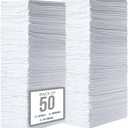 Simpli-Magic Premium Shop Towels 14x12, Commercial Grade White, 50 Pack