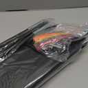 Under Desk Cable Management Tray with Clamp, No Drill 48" Cord Organizer for Desk, Desk Cable Management Fabric Tray for Standing Desks, Ideal for Home & Office - Black