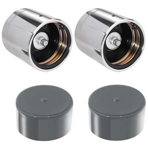 Trailer Wheel Bearing Protector for 1.980" Hub Bore - Compatible with Bearing Buddy #1980 Dust Cap - 2 Pack