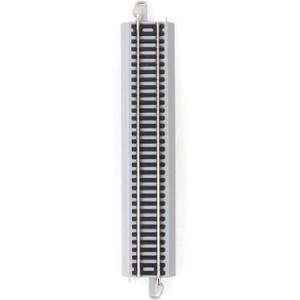 Bachmann Trains - Snap-Fit E-Z Track 9 Straight Track (4/card) - Nickel Silver Rail With Gray Roadbed - HO Scale, 8