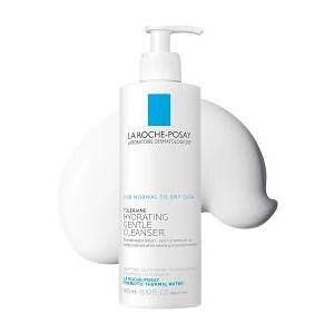 La RochePosay Toleriane Hydrating Gentle Face Cleanser, Daily Facial Cleanser with Niacinamide and Ceramides for Sensitive Skin, Moisturizing Face Wash for Normal to Dry Skin, Fragrance Free
