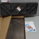 Forbena 24 Inch Long Floating Shelves for Wall Set of 3, Wooden Wall Bookshelf for Bedroom, Large Rustic Wood Hanging Book Shelves for Living Room Plants Kitchen Office Closet Storage (Dark Brown)