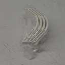 4 Sheet Lock for Fitted Sheets, Easy Installation, for Fixing Sheets and Mattresses, with Fixing Strips (White)