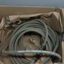 YAMATIC 4000 PSI Pressure Washer Hose 50FT x 3/8", Swivel Quick Connector  Steel Wire Braided, Kink-Free & Non-Marking Rubber Jacket (Gray)