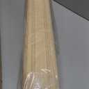 LazBlinds No Tools No Drill Cordless Bamboo Roman Shades, Privacy Window Treatment, Roll Up Bamboo Blinds for Windows 27'' W x 64'' H, Natural