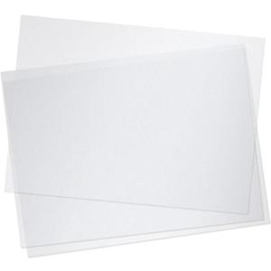 Clear Plastic Report Binding Covers 11 x 17 inch x 10 mil (279mm x 432mm x 250 microns) [pk of 100] unpunched Standard Letter Size Sheets, Square Corners