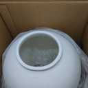 Ceramic Rustic Vase, 10.8 Inch Farmhouse Minimalist Tall Flower Vase for Table, Living Room, Home Decor, Bathroom, Holiday, Wedding, Set of 1, Sandstone White