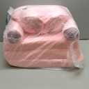 MOONBEEKI Toddler Chair ComfyFoldable Princess Couch for Girl, Toddler Recliners for Kids Over 18 Months, Kids Furniture for Bedroom and Playroom, Pink