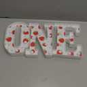 Threelf Berry First Birthday Decor, Strawberry 1st Birthday Decorations Girl, Sweet One Light Up Letters for Centerpieces Table 1 Year Old First Birthday Party Decorations Supplies