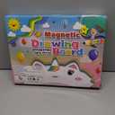 Unicorn Toddler Girl Toys Age 3-5, Colorful Magnetic Drawing Board, Learning Toy for 3 4 5 Year Old Baby, Portable Magna Kids Doodle Travel Essentials, Mess-Free Etch Sketch, Christmas Birthday Gifts (Pink)