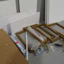 Masupu Fluted Nightstand,Modern Night Stand Wood Bedside Table with Storage Drawer Side End Table for Bedroom,Living Room,Office,White