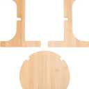 Wood Drink Dispenser Stand Potted Holder Solid Support Decorative Display Pitcher Stand Base for Parties Containers