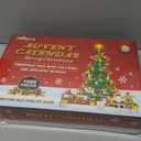 Shemira Advent Calendar 2025 Christmas Tree Building Toy Set with LED light, 24 Days Christmas Countdown Calendar Building Blocks, Advent Calendar Christmas Gifts for Adults Teens Kids Ages 6+