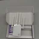 WiFi Extender Signal Booster, 1200Mbps Dual Band 2.4G&5.0G Signal WIFI Booster, WIFI Extender Covers Up to 13888 Sq.ft and 150+ Devices, WIFI Repeater with Ethernet Port - Internet booster for Home