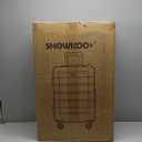SHOWKOO Luggage Sets Expandable PC+ABS Durable Suitcase Double Wheels TSA Lock 3pcs, Champagne (20in24in28in)