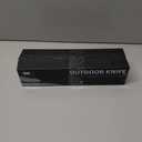 2 x Fixed Blade Knife with Kydex Sheath Durable Stainless Steel Survival Hunting Knives for Outdoor Use (KP004)