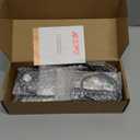 ASPL 8pcs Sync Feature Ultra Slim 12-LED Surface Mount Flashing Strobe Lights for Truck Car Vehicle LED Mini Grille Light Head Emergency Beacon Hazard Warning Lights (Green/White)