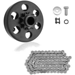 KRGUOD Centrifugal Clutch, Go Kart Clutch 3/4 Bore 10T with #40 41 420 Chain