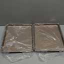 Nonstick Baking Sheet Pan Oven Set for Kitchen Cooking, 13 inch Cookie Sheet Bake for Home Goods Baking Dishes, Walooza Carbon Steel Roast Pan Non Stick Bakeware Trays, Baking Supplies Essentials Sets