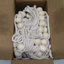 Dahey Macrame Wall Hanging Photo Display Dorm Wall Decor Boho Collage Picture Frame with Wooden Beads Garland Photo String With Clips for Teen Girl College Bedroom Living Room Classroom Christmas Gift