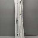 No Tools No Drill Cordless Roman Shades for Indoor Windows 100% Blackout, for Window Size 36" W x 48" H White