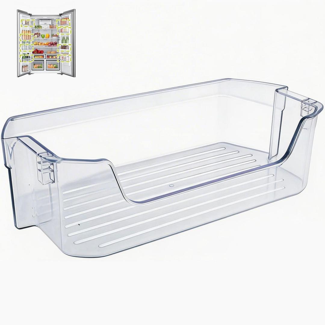 WR71X38307 Door Shelf Bin Compatible with GE Refrigerators some models GFE26JYMNFFS, GNE27JYMNFFS, GNE27JYMWFFS etc, Replace for WR71X30144 4975750 AP7186356 EAP16729788 PS16729788
