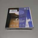 6 Inch LED Low Profile Disk Light with Dusk to Dawn Sensor, 120VAC, 15W, 5CCT Color Changing, 1000LM, Non-Dimmable, ETL, Shower Rated Screw in Photocell Ceiling Light, White/1 Pack