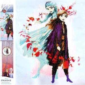 DIAMOND DOTZ Disney Frozen Destiny Awaits Diamond Painting Kits for Adults - Diamond Art Kits a Relaxing Creative Craft Kit with Dotz Gems 24x35